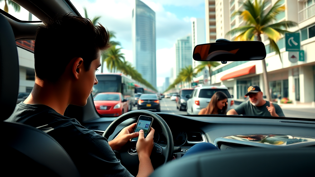 Common Causes of Distracted Driving in Cape Coral